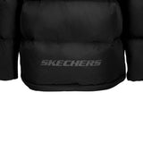 Skechers unisex Sport-Utility Woven Down Jacket in Black Beauty for lifestyle wear