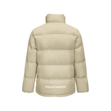 Skechers unisex Sport-Utility Woven Down Jacket in Peyote for lifestyle wear