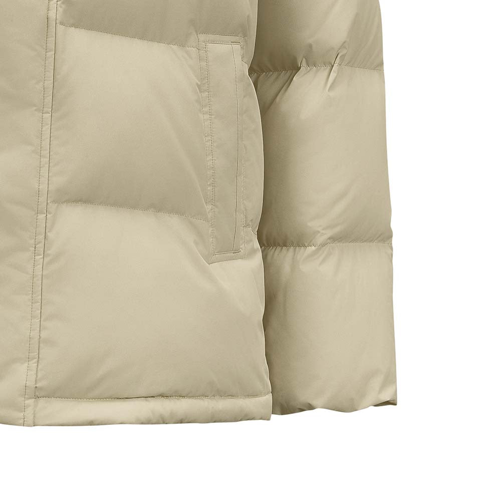 Skechers unisex Sport-Utility Woven Down Jacket in Peyote for lifestyle wear