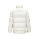 Skechers unisex Sport-Utility Woven Down Jacket in Marshmallow for lifestyle wear
