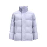 Skechers unisex Sport-Utility Woven Down Jacket in Purple Heather for lifestyle wear