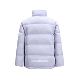 Skechers unisex Sport-Utility Woven Down Jacket in Purple Heather for lifestyle wear