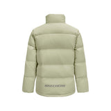 Skechers unisex Sport-Utility Woven Down Jacket in Moss Gray Green for lifestyle wear