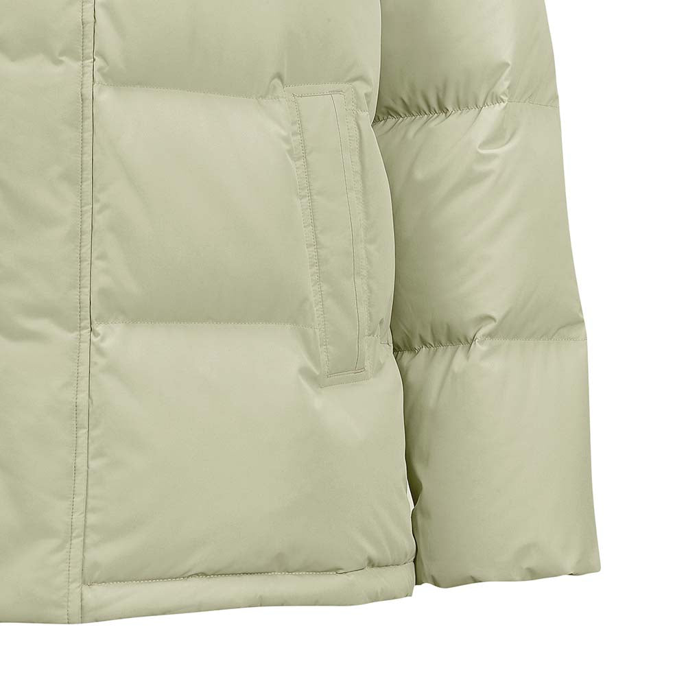 Skechers unisex Sport-Utility Woven Down Jacket in Moss Gray Green for lifestyle wear