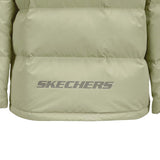 Skechers unisex Sport-Utility Woven Down Jacket in Moss Gray Green for lifestyle wear