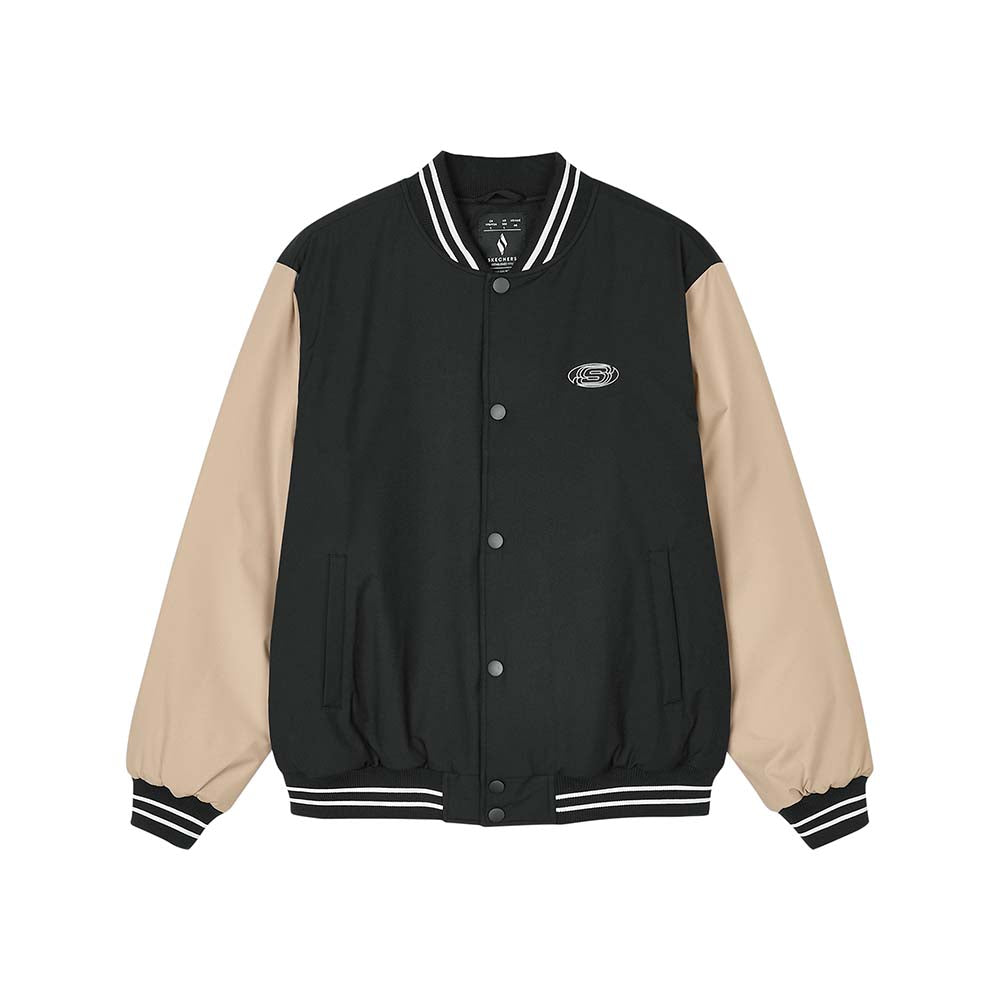 Skechers unisex Sport-Utility Woven Quilted Jacket in Black Beauty for lifestyle wear