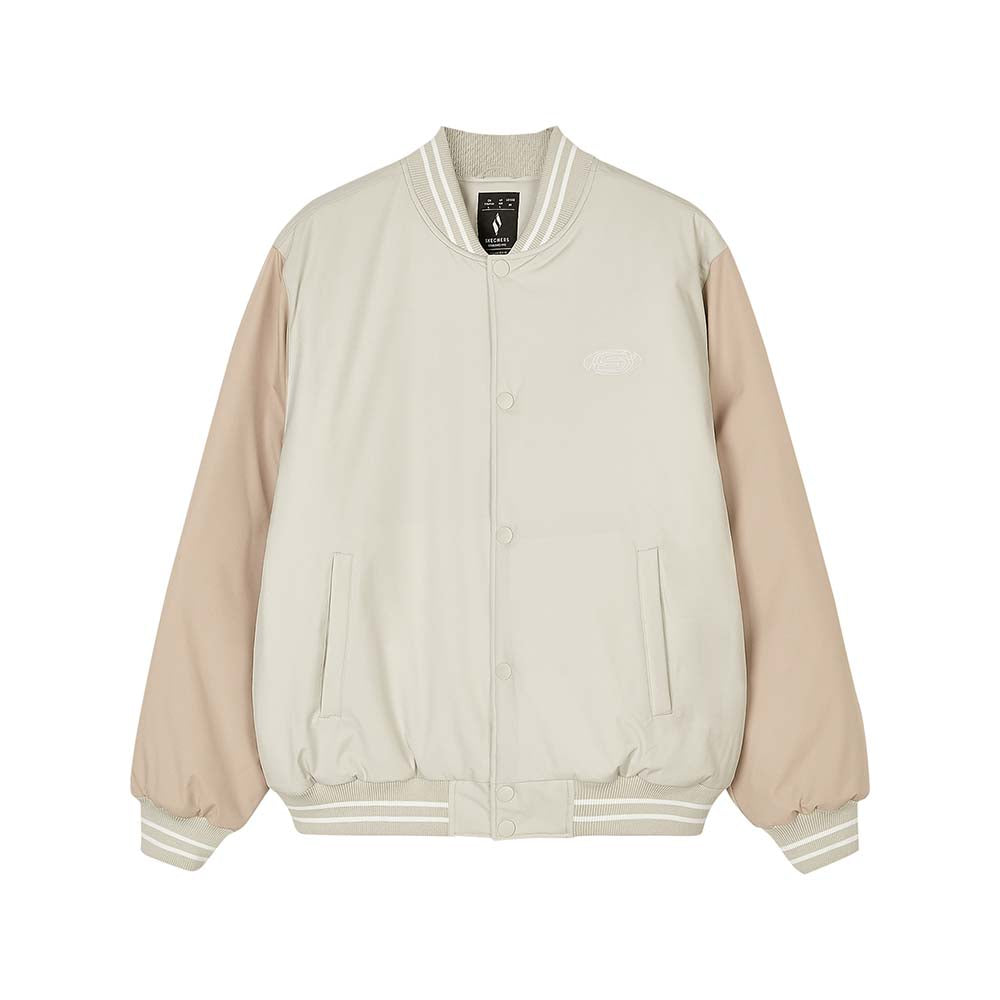 Skechers unisex Sport-Utility Woven Quilted Jacket in Peyote for lifestyle wear