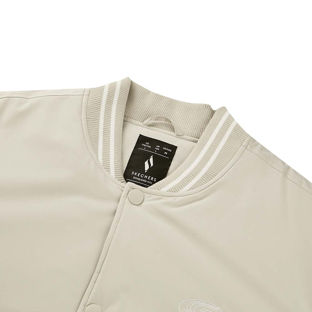 Skechers unisex Sport-Utility Woven Quilted Jacket in Peyote for lifestyle wear