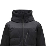 Skechers unisex Go Trail Woven Down Jacket in Black Beauty for outdoor performance wear