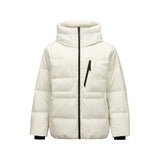 Skechers unisex Go Trail Woven Down Jacket in Silver Birch for outdoor performance wear