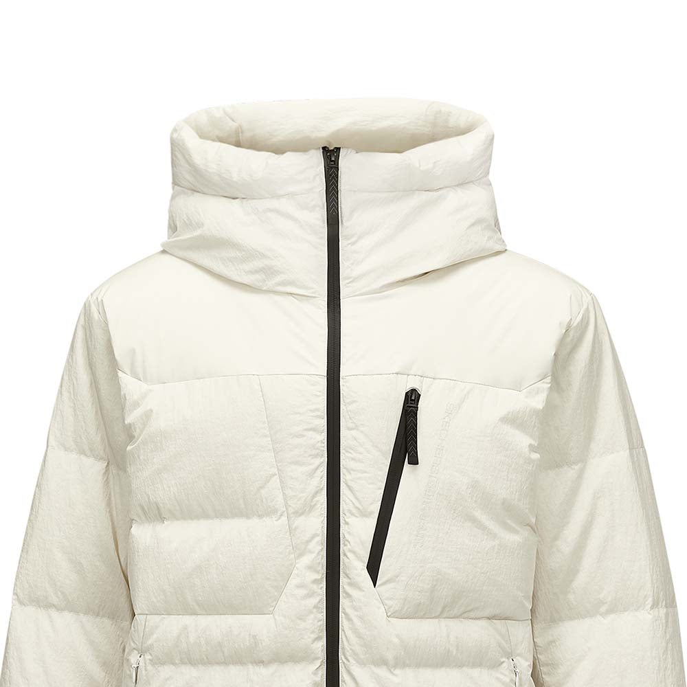 Skechers unisex Go Trail Woven Down Jacket in Silver Birch for outdoor performance wear