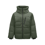 Skechers unisex Go Trail Woven Down Jacket in Thyme for outdoor performance wear