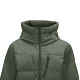 Skechers unisex Go Trail Woven Down Jacket in Thyme for outdoor performance wear