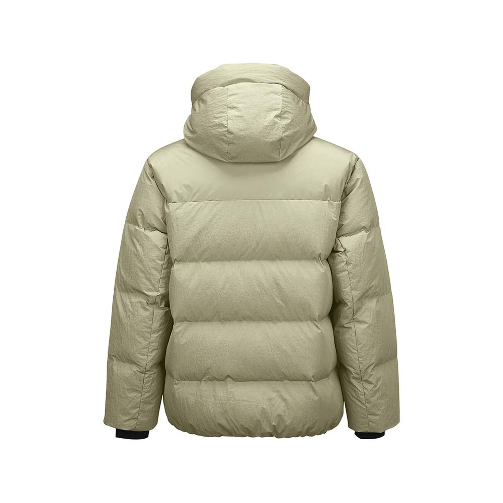 Skechers unisex Go Trail Woven Down Jacket in Sage Beige for outdoor performance wear