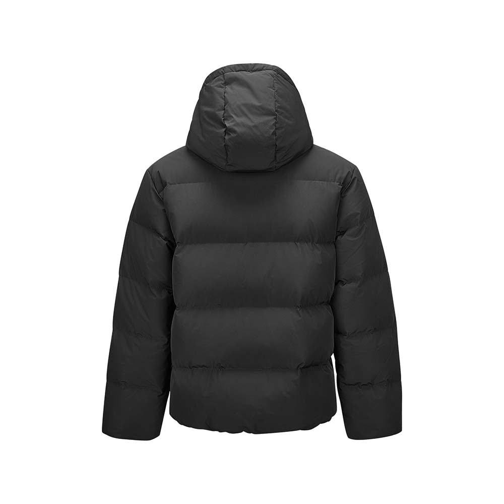 Skechers unisex Sport-Utility Woven Down Jacket in Black Beauty for lifestyle wear
