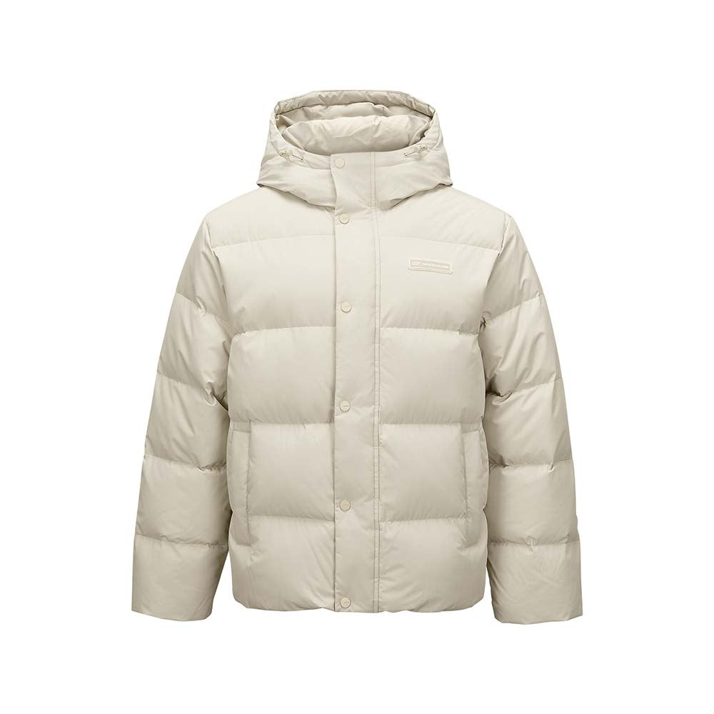 Skechers unisex Sport-Utility Woven Down Jacket in Peyote for lifestyle wear