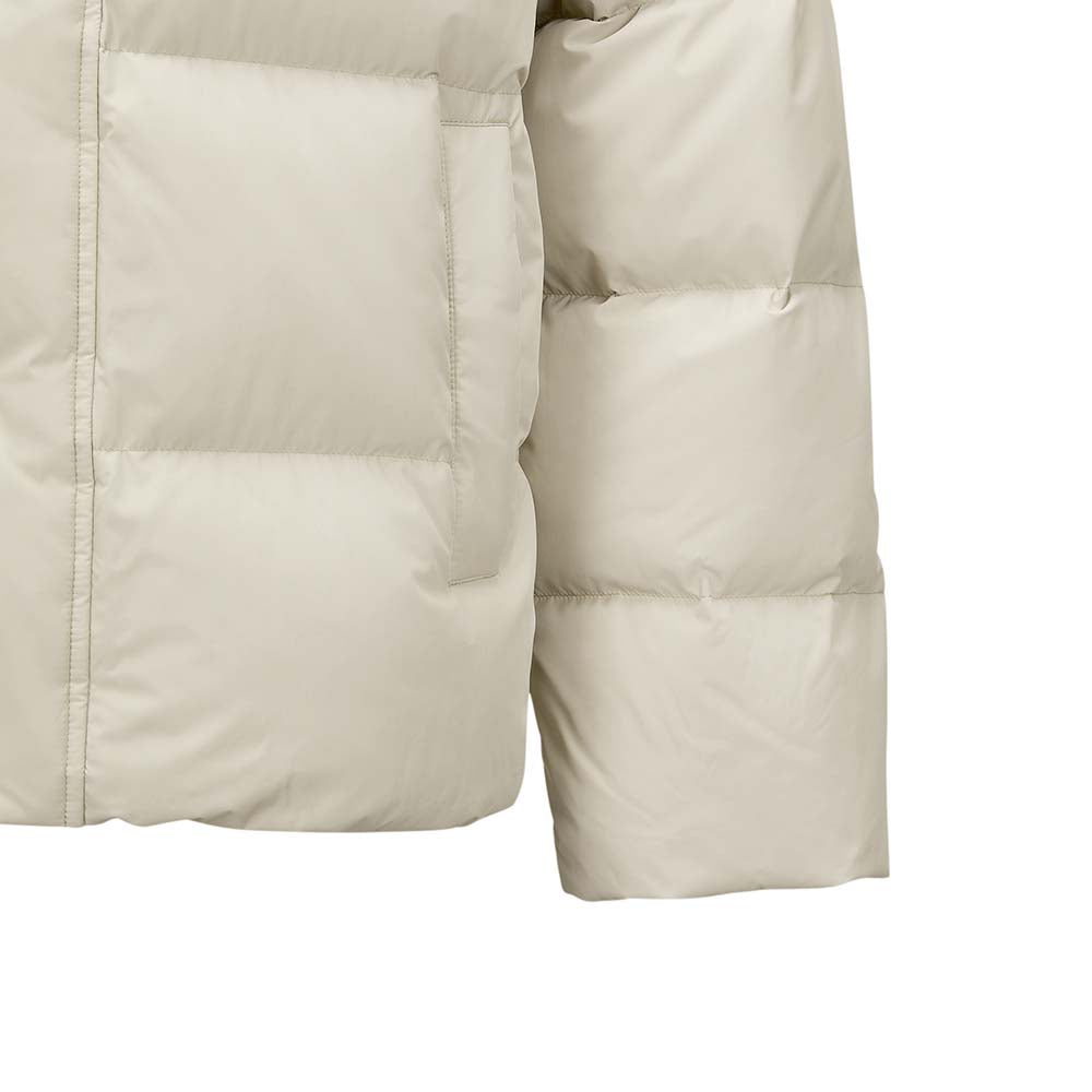 Skechers unisex Sport-Utility Woven Down Jacket in Peyote for lifestyle wear