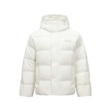 Skechers unisex Sport-Utility Woven Down Jacket in Marshmallow for lifestyle wear