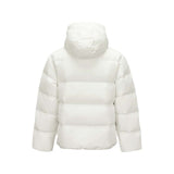 Skechers unisex Sport-Utility Woven Down Jacket in Marshmallow for lifestyle wear