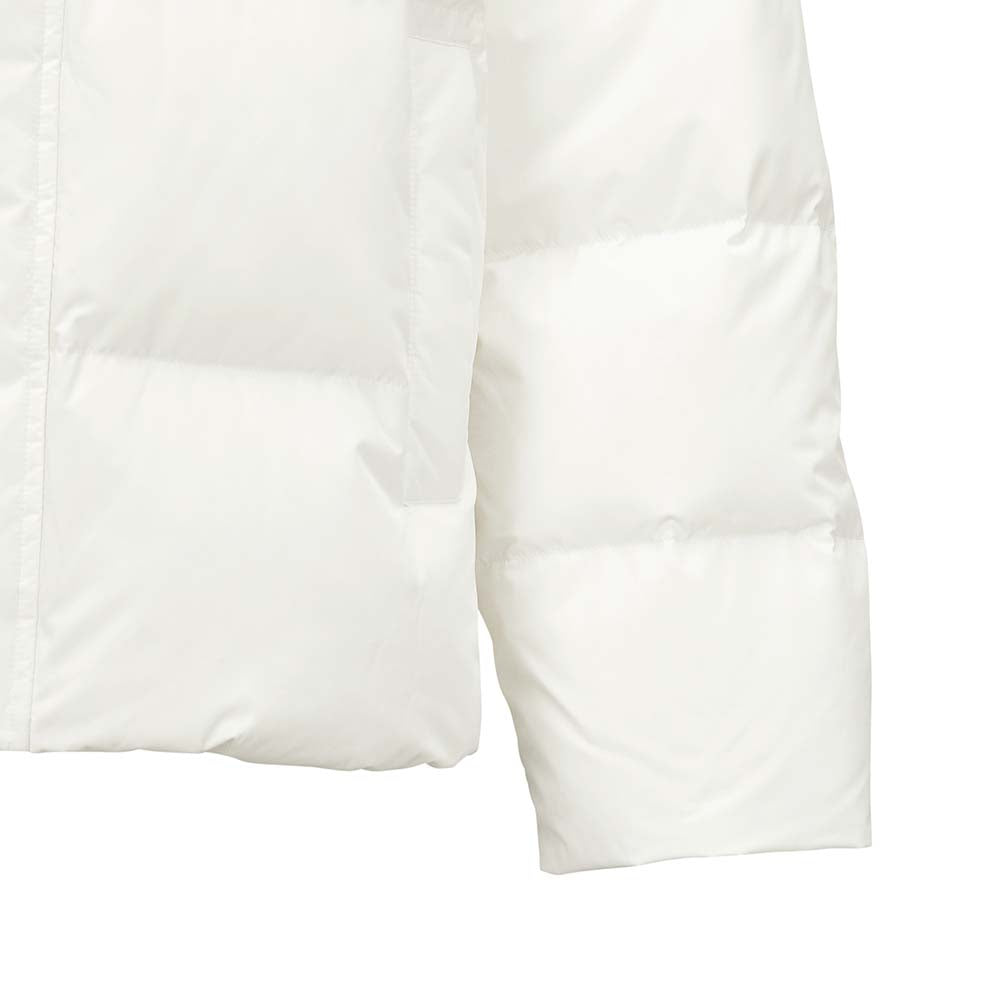 Skechers unisex Sport-Utility Woven Down Jacket in Marshmallow for lifestyle wear