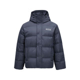 Skechers unisex Sport-Utility Woven Down Jacket in Odyssey Gray for lifestyle wear