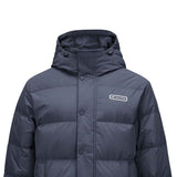 Skechers unisex Sport-Utility Woven Down Jacket in Odyssey Gray for lifestyle wear