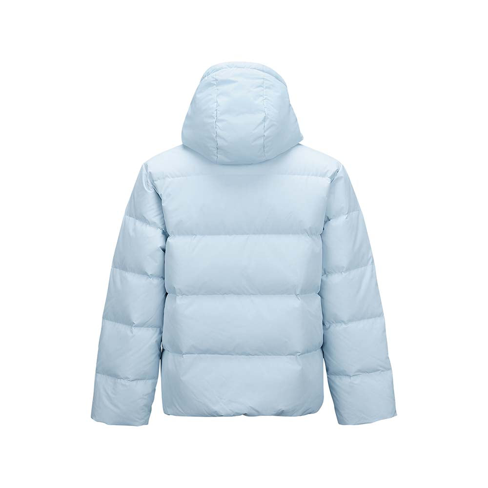 Skechers unisex Sport-Utility Woven Down Jacket in Sky Writing for lifestyle wear