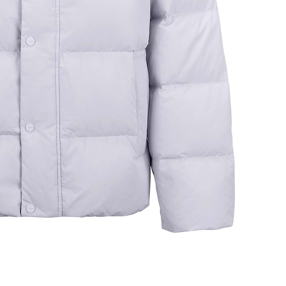 Skechers unisex Sport-Utility Woven Down Jacket in Haze Purple for lifestyle wear