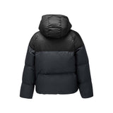 Skechers women's Sport-Utility Woven Down Jacket in Black Beauty for lifestyle wear