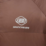 Skechers women's Sport-Utility Woven Down Jacket in Cappuccino for lifestyle wear