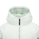 Skechers women's Sport-Utility Woven Down Jacket in Mercury Green for lifestyle wear