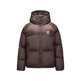 Skechers women's Sport-Utility Woven Down Jacket in Caramel Brown for lifestyle wear