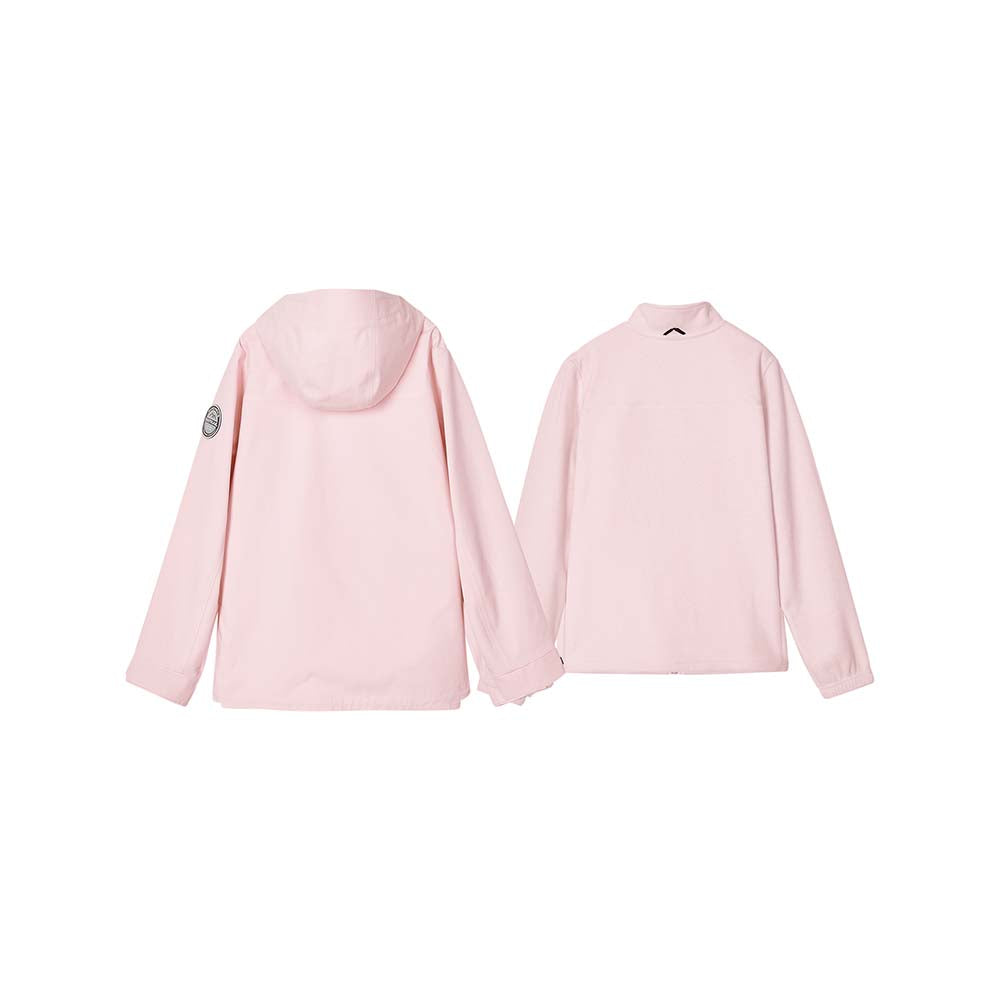 Skechers women's Go Trail 3 in 1 Jacket in Pale Lilac for outdoor performance wear