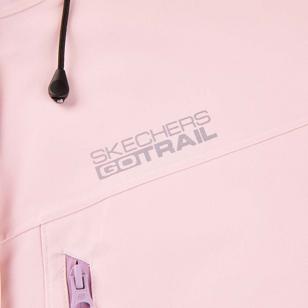Skechers women's Go Trail 3 in 1 Jacket in Pale Lilac for outdoor performance wear