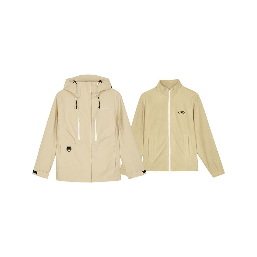 Skechers women's Go Trail 3 in 1 Jacket in Irish Cream for outdoor performance wear