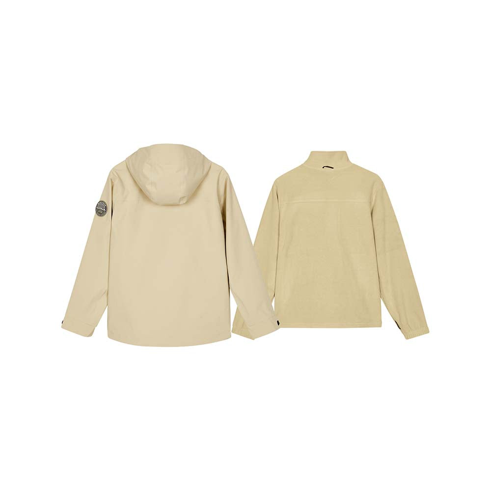 Skechers women's Go Trail 3 in 1 Jacket in Irish Cream for outdoor performance wear