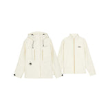 Skechers women's Go Trail 3 in 1 Jacket in Almond White for outdoor performance wear