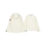 Skechers women's Go Trail 3 in 1 Jacket in Almond White for outdoor performance wear