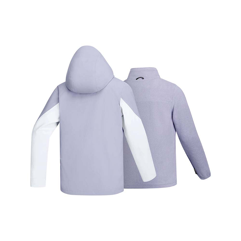 Skechers women's Go Trail 3 in 1 Jacket in Languid Lavender for outdoor performance wear