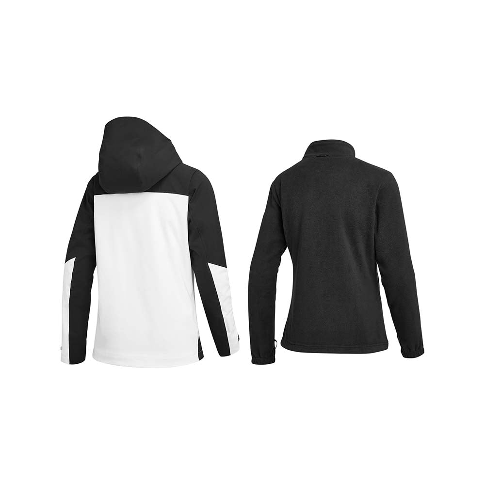 Skechers women's Go Trail 3 in 1 Jacket in Bright White for outdoor performance wear