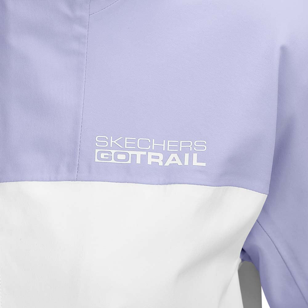 Skechers women's Go Trail 3 in 1 Jacket in Purple Heather for outdoor performance wear