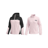 Skechers women's Go Trail 3 in 1 Jacket in Pale Lilac for outdoor performance wear