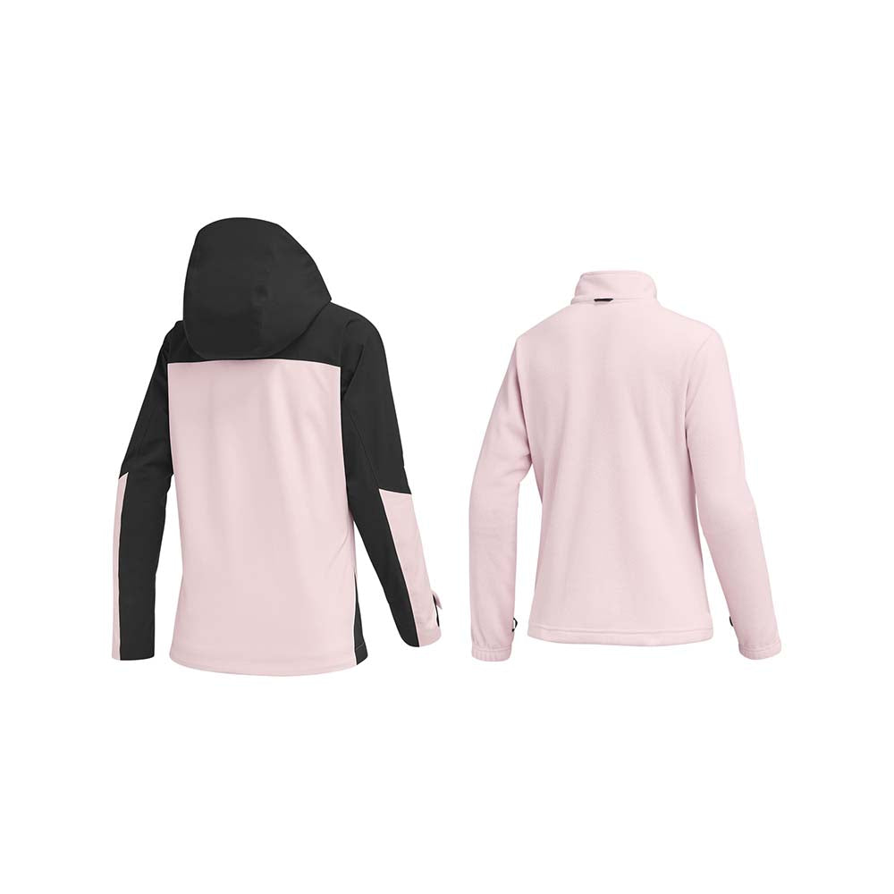 Skechers women's Go Trail 3 in 1 Jacket in Pale Lilac for outdoor performance wear