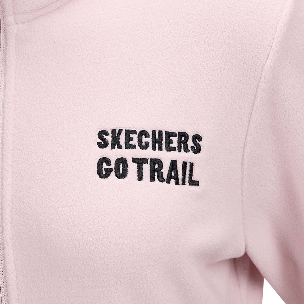 Skechers women's Go Trail 3 in 1 Jacket in Pale Lilac for outdoor performance wear