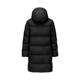 Skechers men's Sport-Utility Woven Down Coat in Black Beauty for lifestyle wear