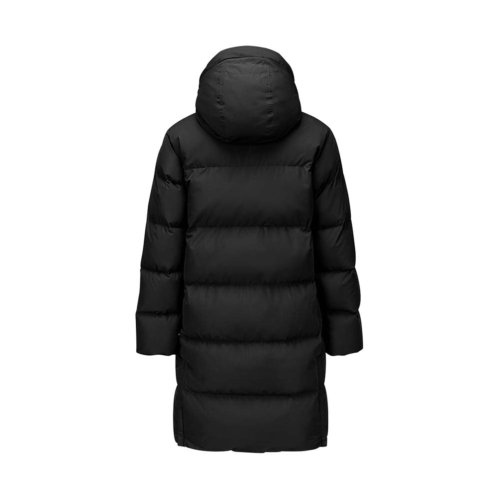 Skechers men's Sport-Utility Woven Down Coat in Black Beauty for lifestyle wear