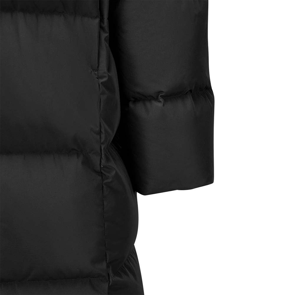 Skechers men's Sport-Utility Woven Down Coat in Black Beauty for lifestyle wear