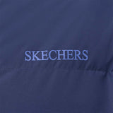 Skechers men's Sport-Utility Woven Down Coat in Peacoat for lifestyle wear