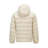 Skechers unisex Sport-Utility Woven Quilted Hooded Jacket in Whitecap Gray for outdoor performance wear
