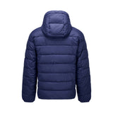 Skechers unisex Sport-Utility Woven Quilted Hooded Jacket in Peacoat for outdoor performance wear